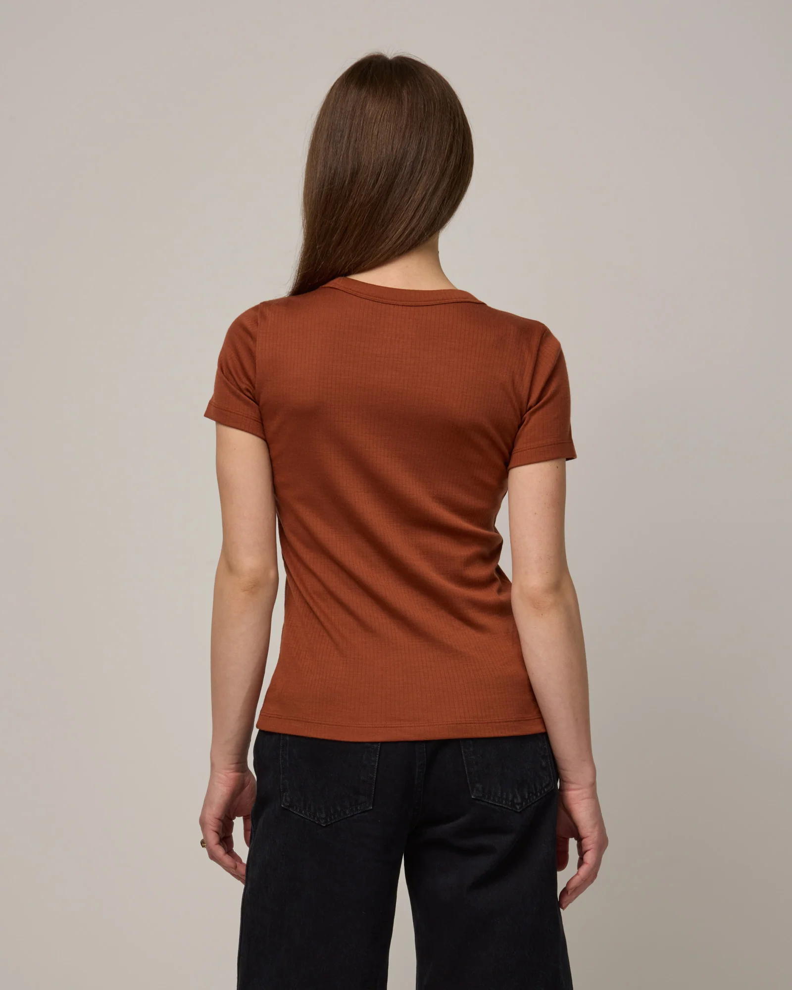 Taylor Ribbed Tee - Image 3