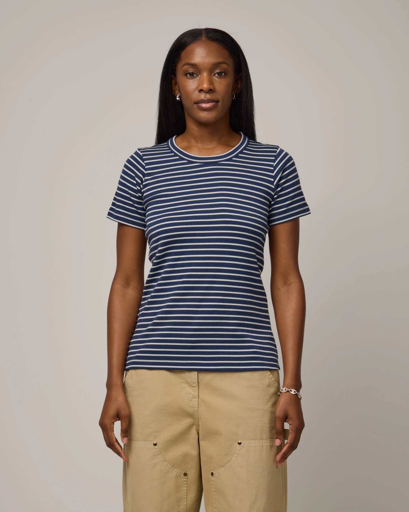 Taylor Ribbed Tee - Image 3